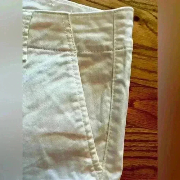 LOFT - MONROE SLIM WHITE CHINO PANTS - SIZE 4 - Picture 3 of 9